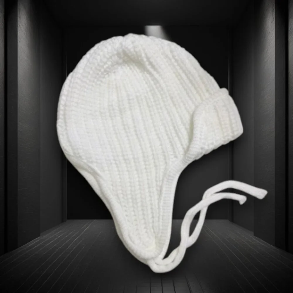 White Knit Women's Hat